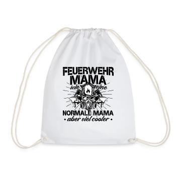 Feuerwehrfrau - Turnbeutel - Weiß - Vorne