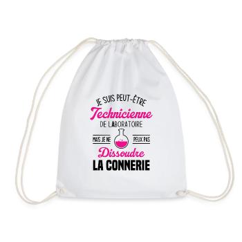 Je suis peut être technicienne de laboratoire - Sac de sport léger - blanc - Devant