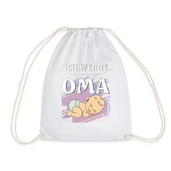 ICH WERDE OMA - Turnbeutel - Weiß - Vorne