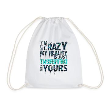 wisdom quotes buddha text life words of wisdom - Drawstring Bag - white - Front