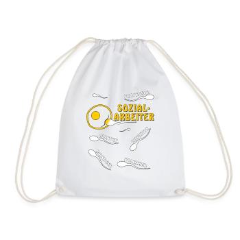 SOCIAL WORKER - Drawstring Bag - white - Front