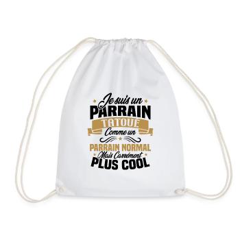 J'ai un parrain tatoué comme un parrain normal - Sac de sport léger - blanc - Devant