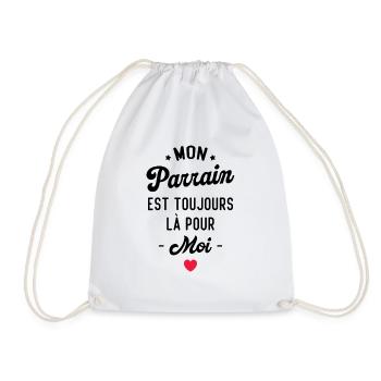 Mon parrain est toujours là pour moi - Sac de sport léger - blanc - Devant