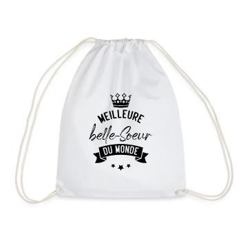 Meilleure belle soeur du monde - Sac de sport léger - blanc - Devant