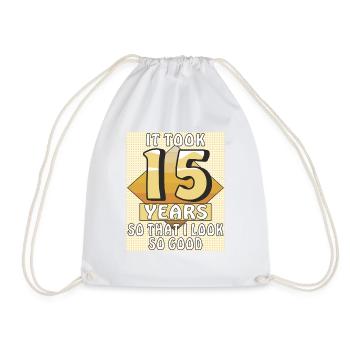 CELA PRENDRA 15 ANS - Sac de sport léger - blanc - Devant