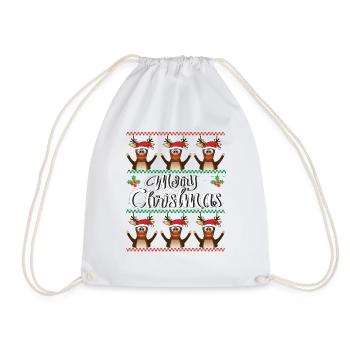 NOËL RENNES JOYEUX NOËL - Sac de sport léger - blanc - Devant