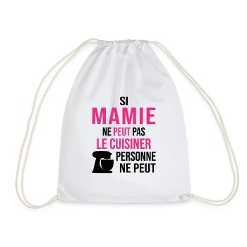 Si mamie ne peut pas le cuisiner, personne ne peut - Sac de sport léger - blanc - Devant