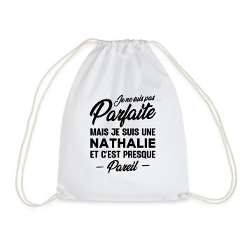 Pas parfaite mais je suis Nathalie - Sac de sport léger - blanc - Devant