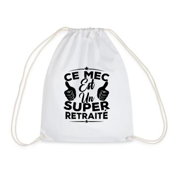 Ce mec est un super retraité - Sac de sport léger - blanc - Devant