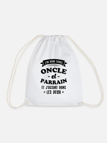 Onkel und Pate - Turnbeutel - Weiß