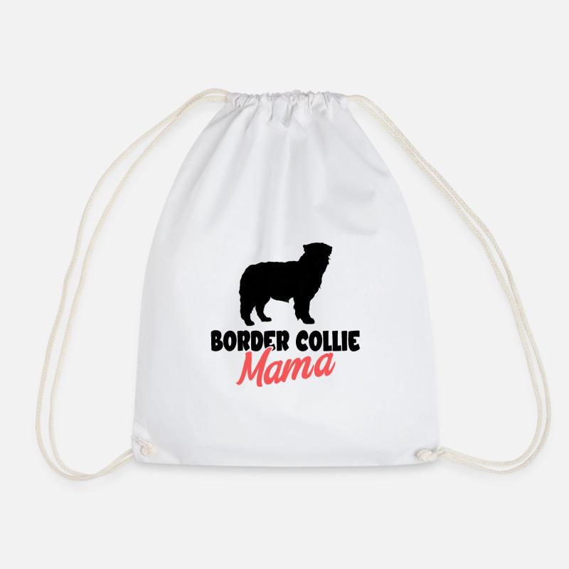 Border Collie - Turnbeutel - Weiß