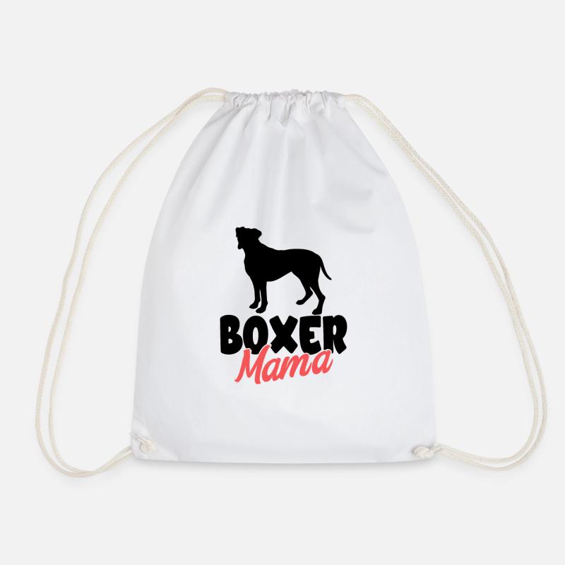 Deutscher Boxer - Turnbeutel - Weiß