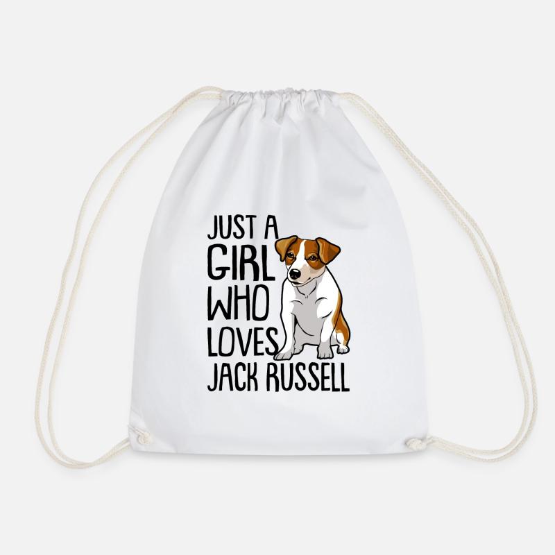Jack Russell Terrier - Turnbeutel - Weiß