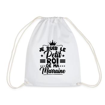 Je suis le petit roi de ma marraine - Sac de sport léger - blanc - Devant