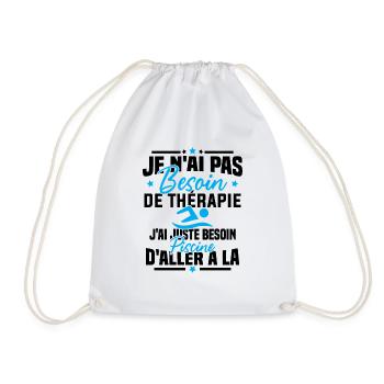 J'ai juste besoin d'aller à la piscine - Sac de sport léger - blanc - Devant