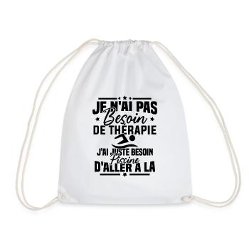 J'ai juste besoin d'aller à la piscine - Sac de sport léger - blanc - Devant