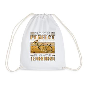 TENORHORN MAIS JE PEUX SOUFFLER LE COR TÉNOR - Sac de sport léger - blanc - Devant