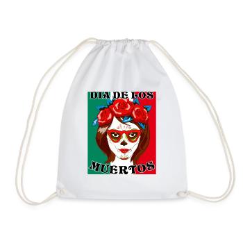 DIA DE LOS MUERTOS - Turnbeutel - Weiß - Vorne
