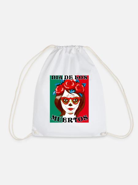 DIA DE LOS MUERTOS - Sac de sport léger - blanc