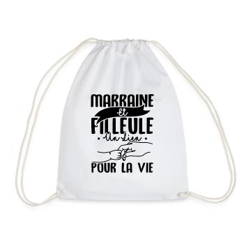 Marraine et filleule - Sac de sport léger - blanc - Devant