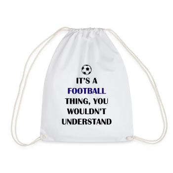 Fußball Football - Sac de sport léger - blanc - Devant