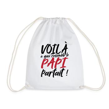 Voilà à quoi ressemble le papi parfait - Sac de sport léger - blanc - Devant