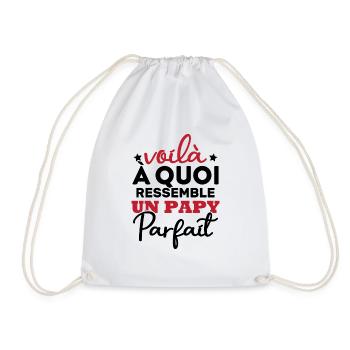 Voilà a quoi ressemble un papy parfait - Sac de sport léger - blanc - Devant