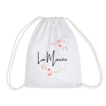 La mariée floral - Sac de sport léger - blanc - Devant