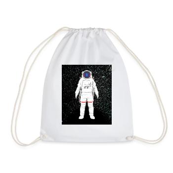 Astronaut in the cosmos - Drawstring Bag - white - Front