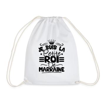 Je suis la petite roi de marraine - Sac de sport léger - blanc - Devant