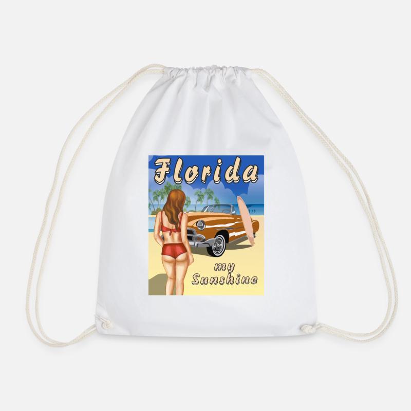 Florida my Sunshine - Turnbeutel - Weiß