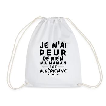 Je n ai peur de rien ma maman est Algérienne - Sac de sport léger - blanc - Devant