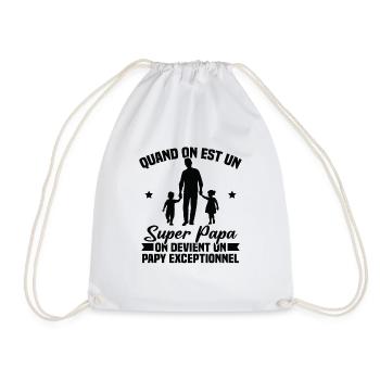 Un super papa - Sac de sport léger - blanc - Devant