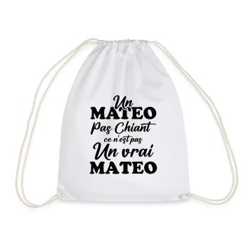 Un mateo pas chiant ce n est pas un vrai mateo - Sac de sport léger - blanc - Devant