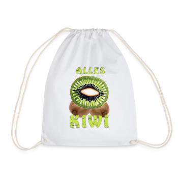 KIWI ALLES KIWI - Turnbeutel - Weiß - Vorne