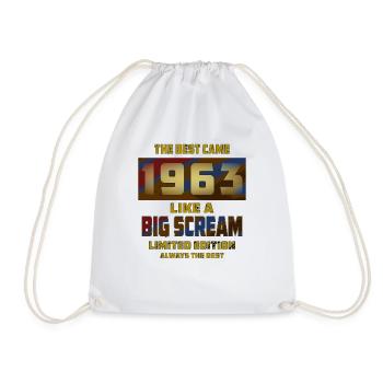 YEAR YEAR 1963 - Drawstring Bag - white - Front