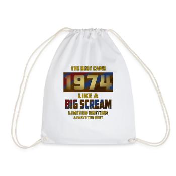 YEAR YEAR 1974 - Drawstring Bag - white - Front