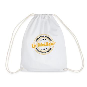 Le meilleur beau-père du monde - Sac de sport léger - blanc - Devant