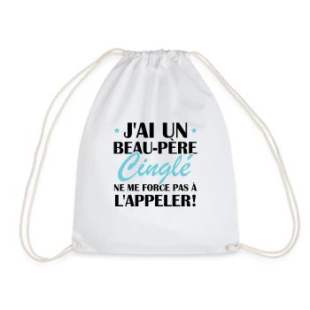 Beau-père cinglé - Sac de sport léger - blanc - Devant