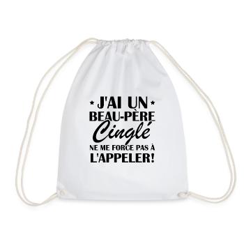 Beau-père cinglé - Sac de sport léger - blanc - Devant