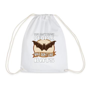 Vous ne pouvez pas faire confiance aux gens qui n’aiment pas BATS - Sac de sport léger - blanc - Devant