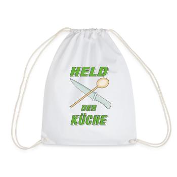 HELD DER KÜCHE - Turnbeutel - Weiß - Vorne
