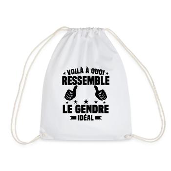 Voilà à quoi ressemble le gendre idéal - Sac de sport léger - blanc - Devant