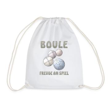 BOULE FREUDE AM SPIEL - Turnbeutel - Weiß - Vorne