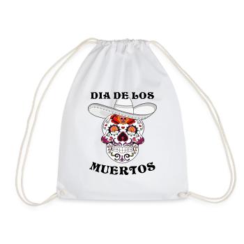 DIA DE LOS MUERTOS - Sac de sport léger - blanc - Devant