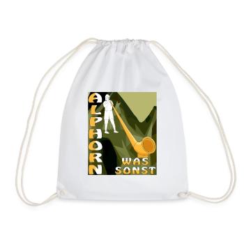 ALPHORN WHAT ELSE - Drawstring Bag - white - Front