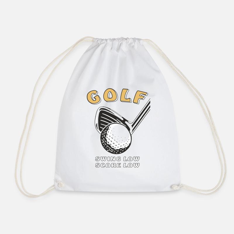 GOLF SWING LOW SCORE LOW - Turnbeutel - Weiß