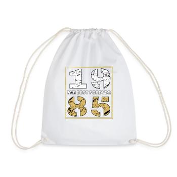 THE BEST FOREVER 1985 - Drawstring Bag - white - Front