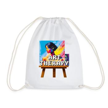 L’ARTISTE FAIT L’IMAGE - Sac de sport léger - blanc - Devant