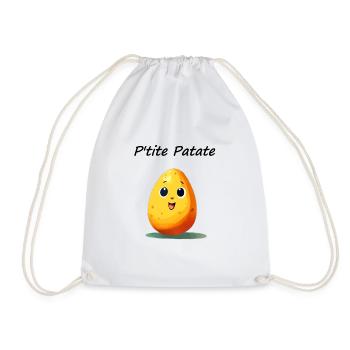 P'tite Patate Pomme de terre - Sac de sport léger - blanc - Devant
